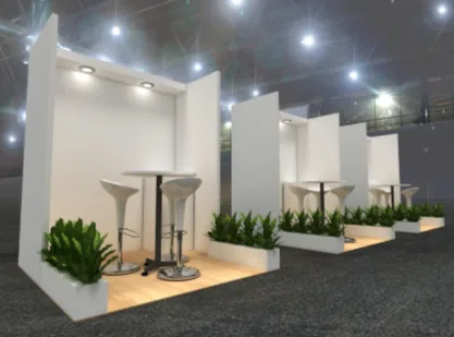 Stand · opción A — así se ve el patrocinio